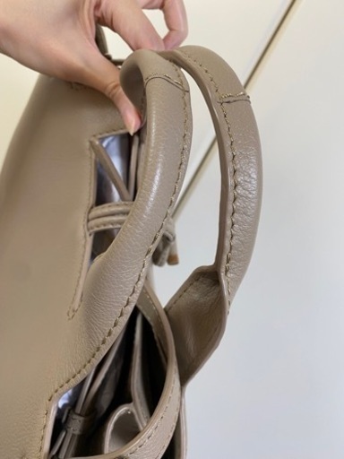 美品 マザーハウス ソウ 2way トート ベージュ sou 本革
