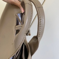 美品 マザーハウス ソウ 2way トート ベージュ sou 本革の画像