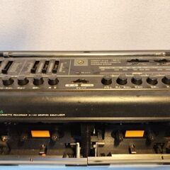昭和レトロ　ダブルラジカセ　sunbirdの画像