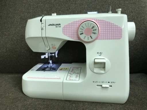 (決まりました)保証付　JAGUAR家庭用コンパクトミシンKD-750中古整備品