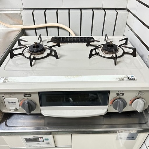 【明日7/30引取限定】グリル付きガステーブル　コンロ　KGM563BE