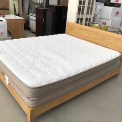 ニトリ クイーンベッド マットレスセット 状態良好品❗️