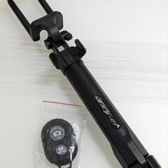 【動作未確認】Bluetooth対応リモートシャッター付三脚一体...