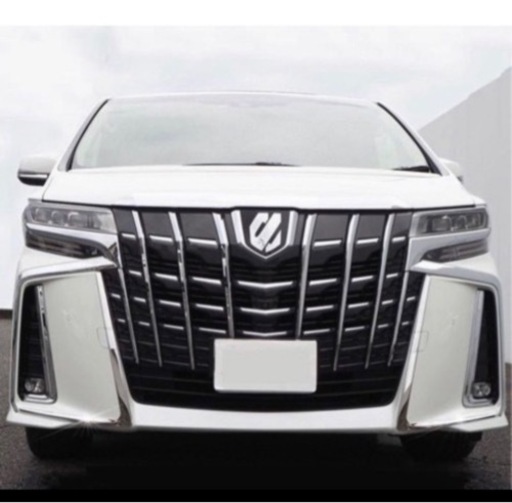 アルファード 30後期 純正フロントグリル エンブレム付