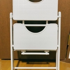 【美品】モダンデコ 折りたたみ 踏み台 脚立の画像