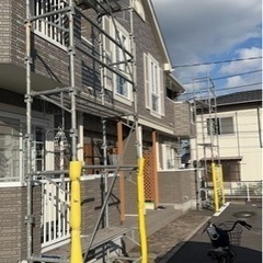 ⭐︎週払い可　日給11000円〜14000円足場工事　送迎可。の画像