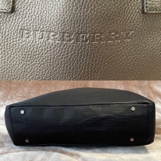 最終値下！Burberryバーバリー  トートバッグ　ハンドバッグ大　本革レザー