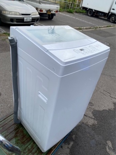 万代店　2019年製★美品 中古★NITORI☆6.0kg☆全自動洗濯機☆フラットデザイン＆ガラストップ!!☆槽洗浄コース!!【NTR