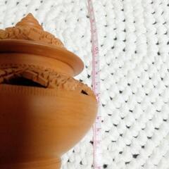 【まだあります】アジアン雑貨【タイ工芸品】置物　小物入れの画像