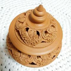 【まだあります】アジアン雑貨【タイ工芸品】置物　小物入れの画像