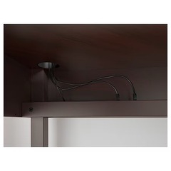 MICKE ミッケ コーナーワークステーション, ブラックブラウン  早めに買ってくれるとありがたいです🙏の画像