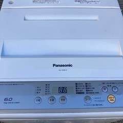 洗濯機　6㎏　防水板付き