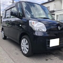 【成約！終了します】スズキ スペーシア X 4WD 黒　平成25...