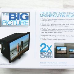 7/30(日)限定！！拡大鏡 BIG PICTURE ビッグピクチャー スマホが大きく見える！！の画像