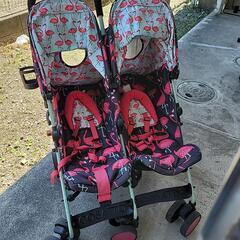 双子用ベビーカー　コサット