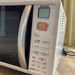 SHARP 電子レンジの画像
