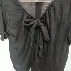 ボレロ 黒 前リボンの画像