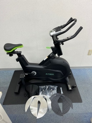 【FITBOX】フィットネスバイク FBX-002B 01 組立簡単 静音 スピンバイク ダイエット エクササイズ 動作確認済み 引き取り歓迎 大阪発