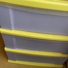 プラスチックチェスト3段