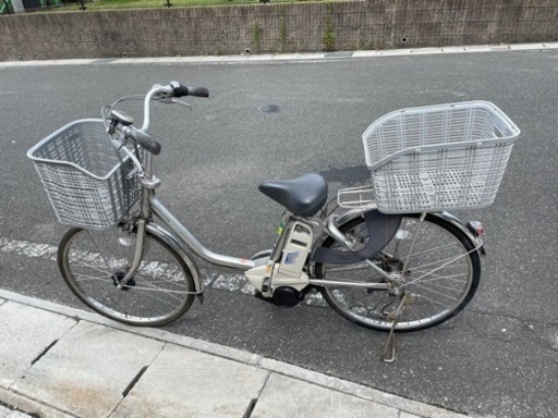 値下げしました。40,000円→35,000円　ミヤタ miyata VGU430-OS20 [電動アシスト自転車（24型） グラスステンシルバー グッドラックSUSリチウム]