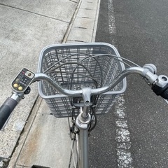 値下げしました。40,000円→35,000円　ミヤタ miyata VGU430-OS20 [電動アシスト自転車（24型） グラスステンシルバー グッドラックSUSリチウム] の画像