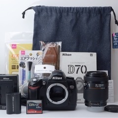 ★Nikon D70★S数約4000回●初心者向け●練習に最適●すぐ使える  1ヶ月動作補償あり！ 安心のゆうパック代引き発送！ 送料、代引き手数料無料！の画像