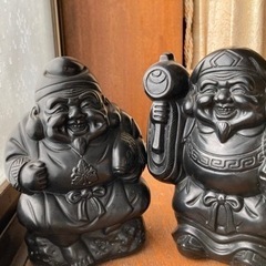 大黒様？那智黒工芸品　置物の画像