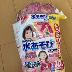 ムーニー水遊びパンツ　Ｌサイズ　バラ６枚の画像