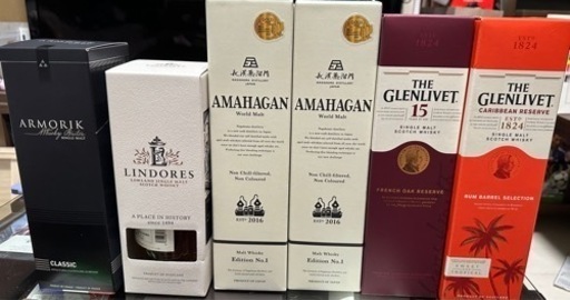ウィスキー　グランリベット&アマハガン　他多数