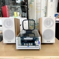 【お買い得‼️】パナソニック CD/MD/ラジオ ステレオコンポ リモコン付き 2002年製の画像