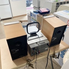【お買い得‼️】パナソニック CD/MD/ラジオ ステレオコンポ リモコン付き 2002年製の画像