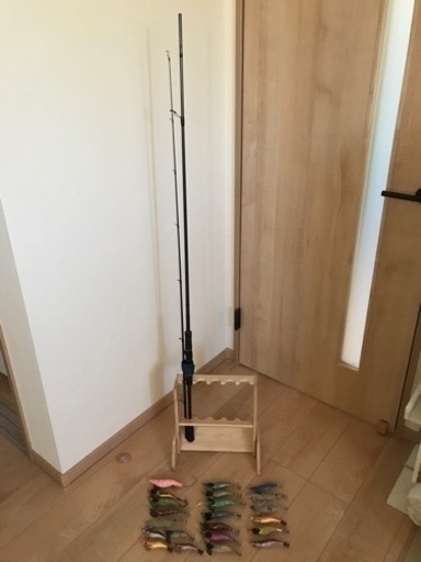 ダイワ　エメラルダス　エギングセット　ロッドスタンド付き