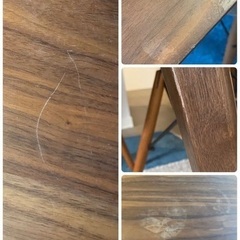 【あげます】ダイニングテーブル　イス4脚セットの画像