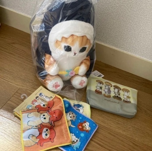 モフサンド サメにゃんぬいぐるみ　一番くじ　ラストワン賞セット❣️
