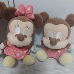 レア★ミッキー　ミニー　ぬいぐるみの画像