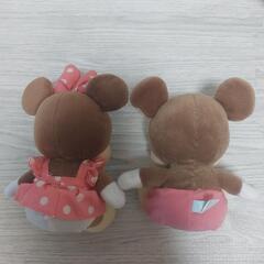 レア★ミッキー　ミニー　ぬいぐるみの画像