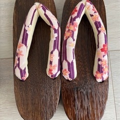 【美品】浴衣、下駄、作り帯、腰紐　など　セットの画像