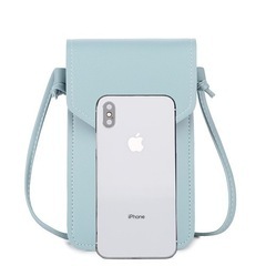 ♡スマホポシェット　ブラックの画像