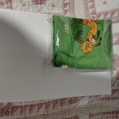ディズニー巾着袋緑　未開封の画像