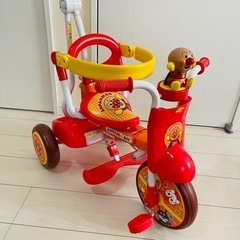 アンパンマン　おでかけ　折りたたみ三輪車