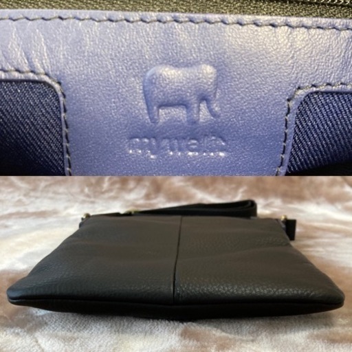 最終値下！新品未使用Mywalit ショルダーバッグ　ブラック　本革カーフレザー