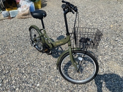 超お薦め品‼️美品‼️折りたたみ自転車 20インチ6段ギア LEDライト2023年