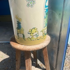 昭和レトロゴミ箱の画像