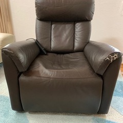 電動リクライニング1Pソファ