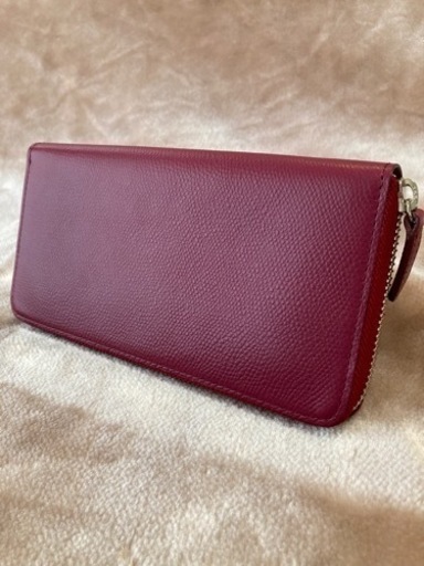 somes saddleソメスサドル  長財布　小銭入れ有　レッド　レディース