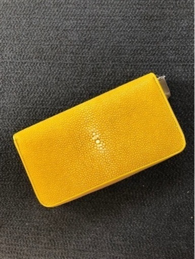 希少 新品 Bestaan 長財布 エイ革 スティングレイ ウォレット