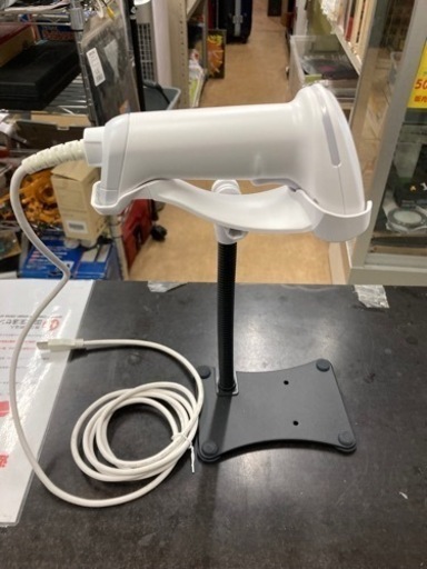 L-46X-V-WHT-USB（2次元バーコードリーダー）台付　リサイクルショップ宮崎屋　佐土原店　23.7.30F