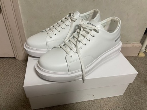 【定番スニーカー】P-31 白 size44 7cmソール 韓国系ファッション