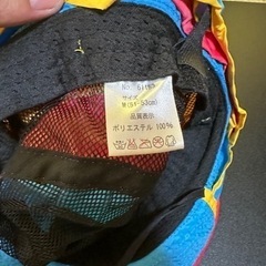 カラフルなハット　子供用　美品の画像