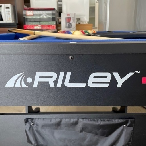 【美品‼️】定価72,160円♪ RILEY(ライリー) 家庭用ビリヤードテーブル セット 5フィート キャスター付き 折りたたみ式